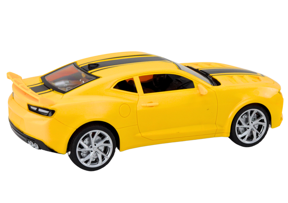 Nuotolinio valdymo sportinis automobilis rc 1:16 geltonas
