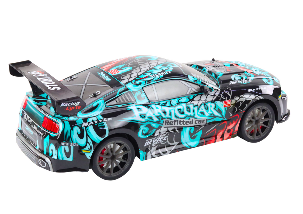 Nuotoliniu būdu valdomas sportinis automobilis 1:8 su šviesomis ir garsais 2