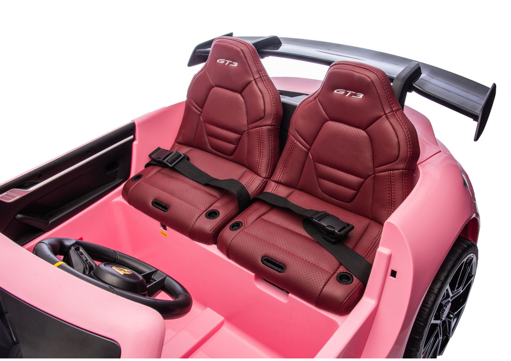 Vaikiškas elektromobilis porsche gt3 dk-p911, rožinis