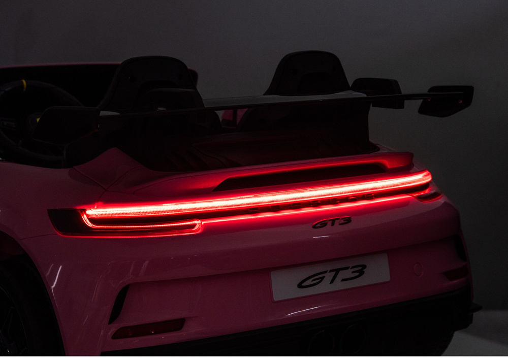Vaikiškas elektromobilis porsche gt3 dk-p911, rožinis