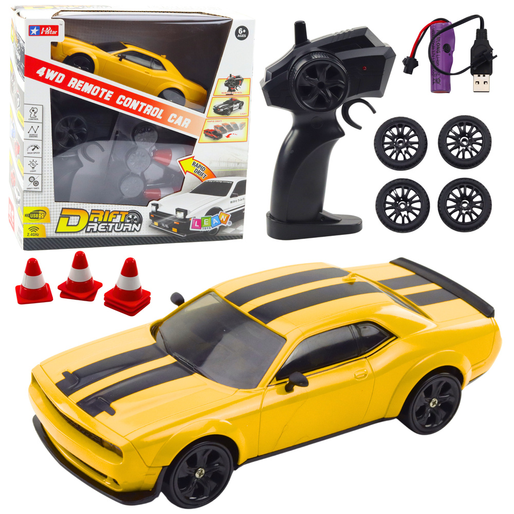 Nuotoliniu būdu valdomas 4wd driftinis automobilis rc 4wd