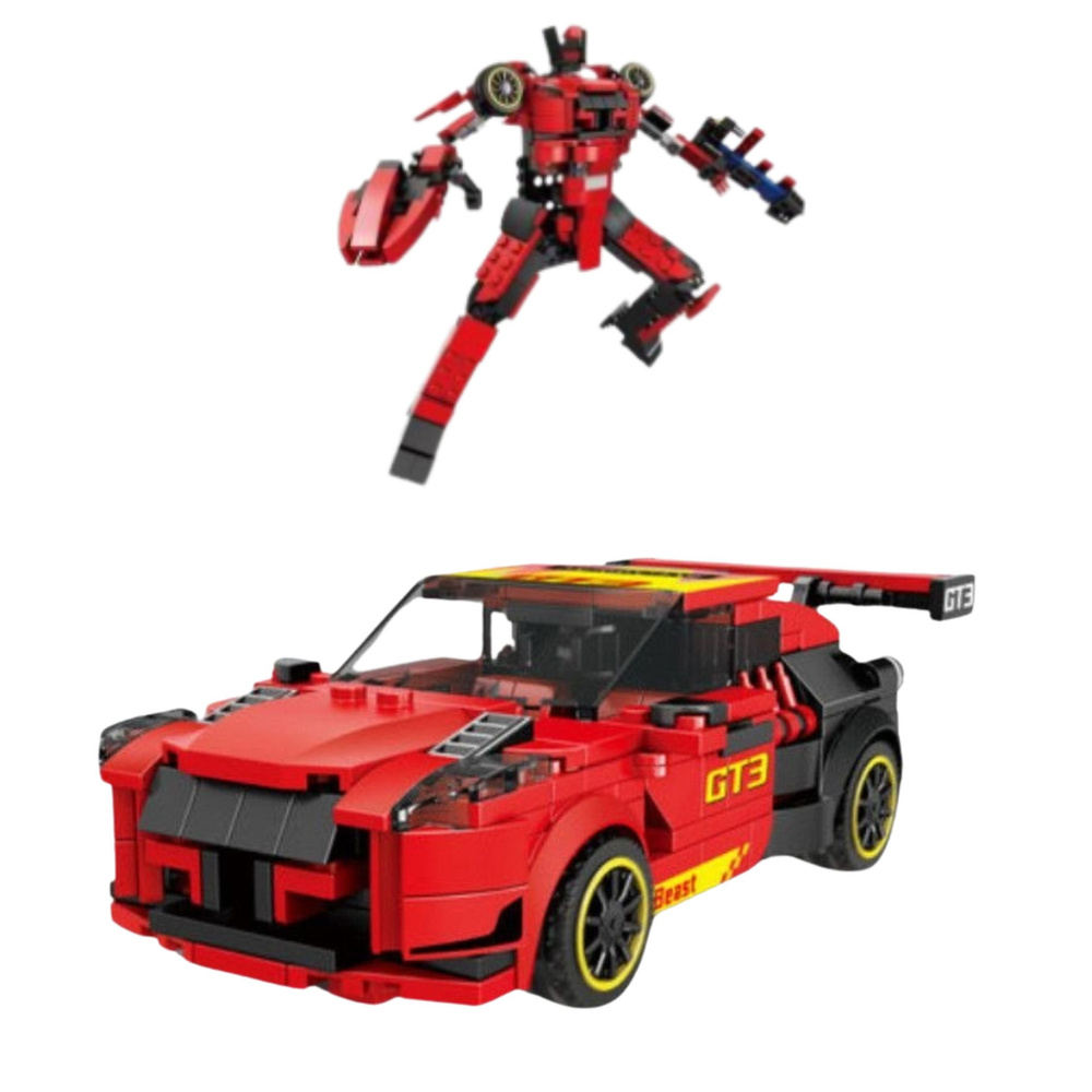 Robotų ir automobilių konstruktorius 2-in-1, 335 det.