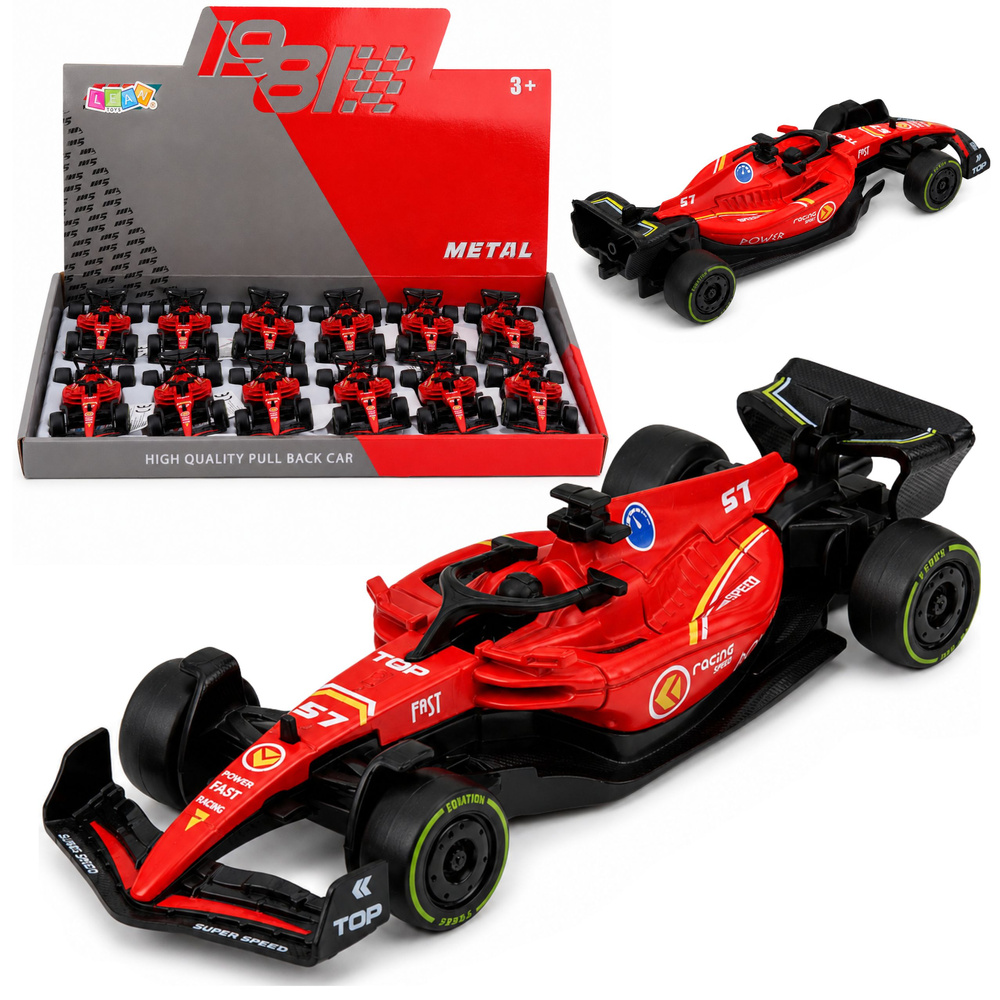 Formulės automobilis 1:43 raudonas