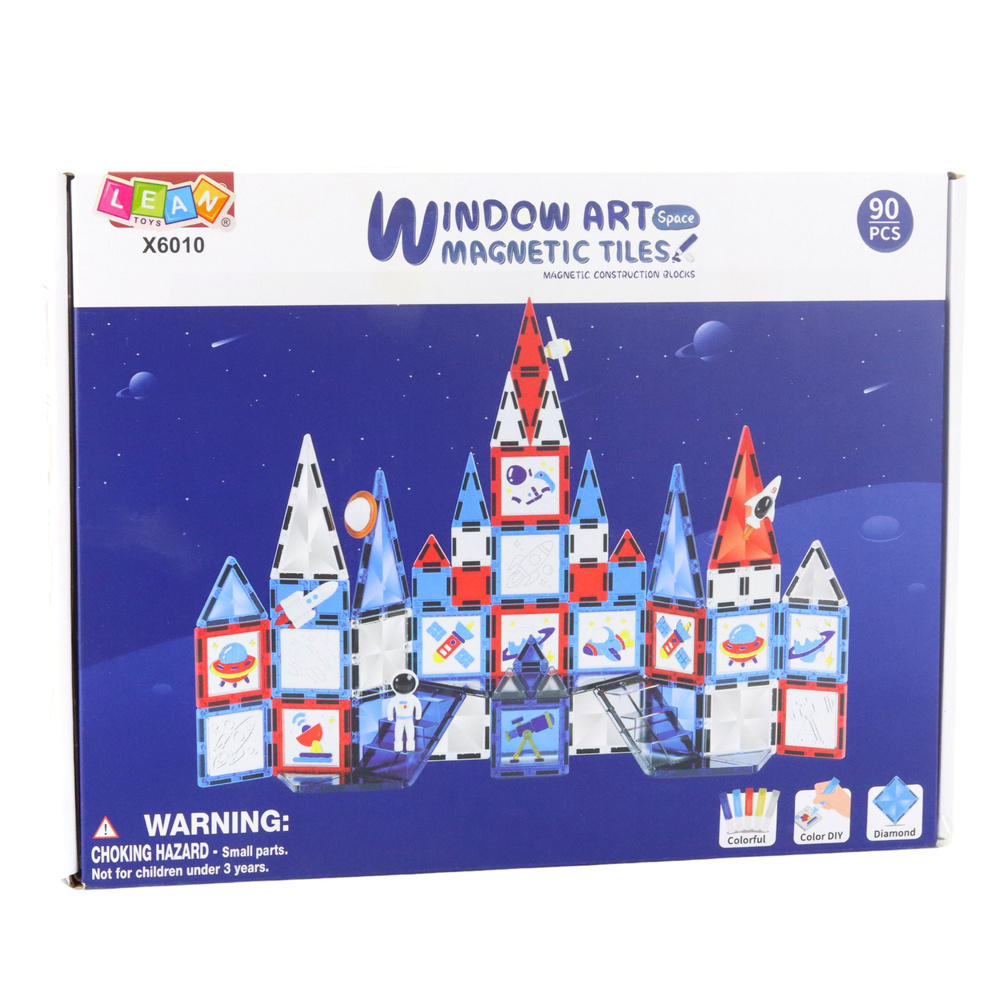 Magnetinis konstruktorius Window Art X6010, 90 vnt. 3