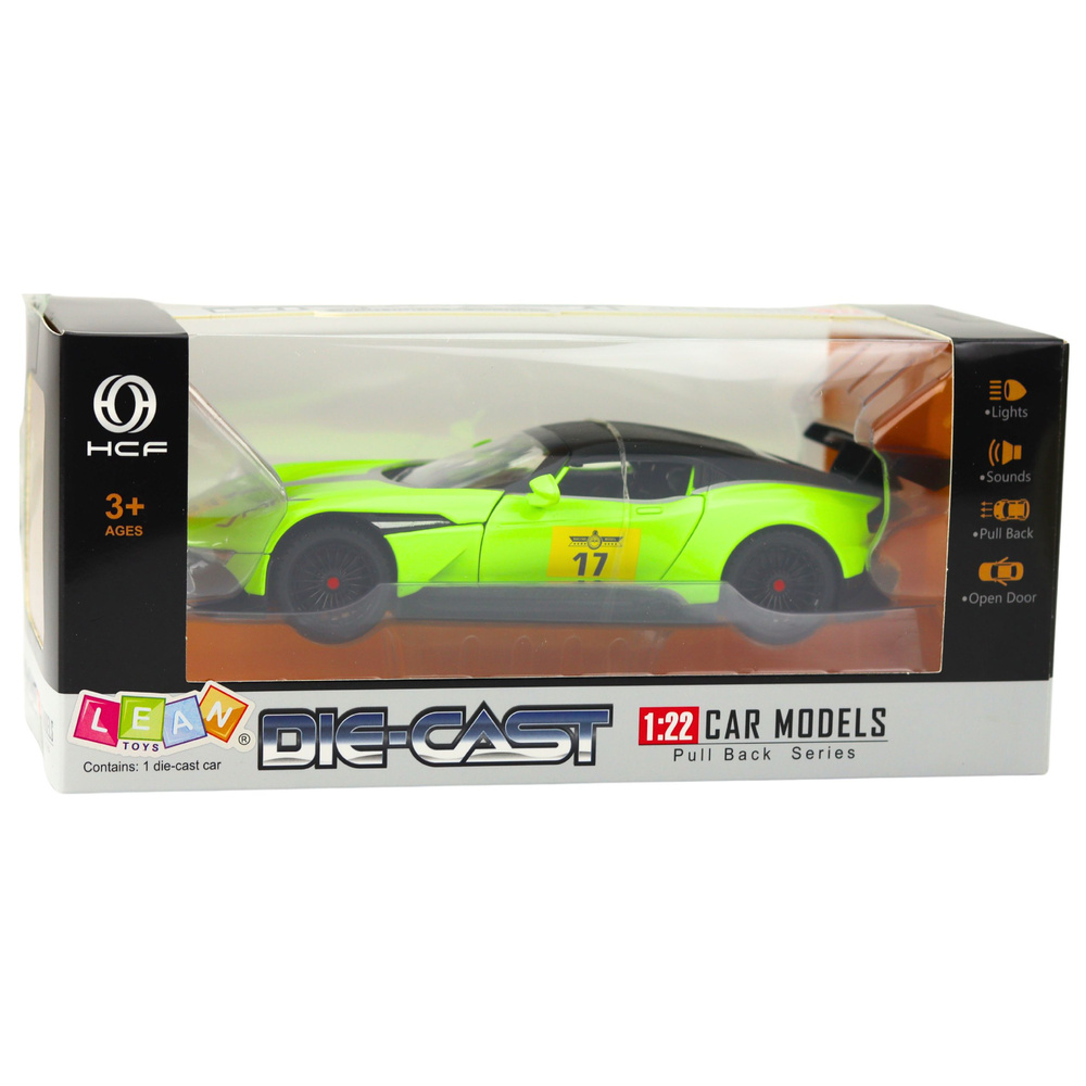 Sportinis automobilio modelis 1:22 su šviesomis ir garsais 3