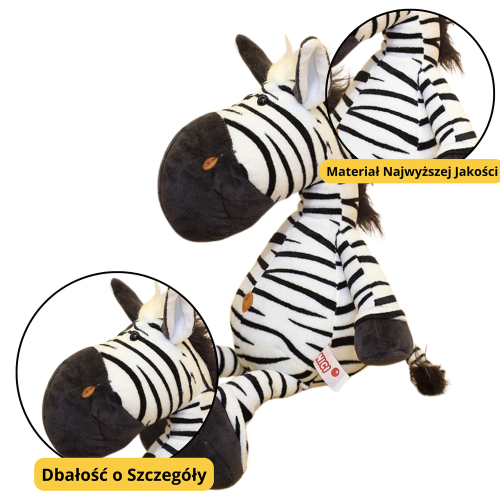 Pliušinis žaislas zebras 25 cm