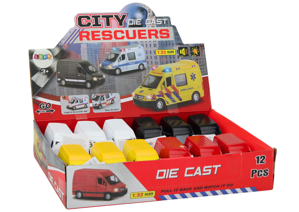 Žaislinis furgonas lean toys 1:32