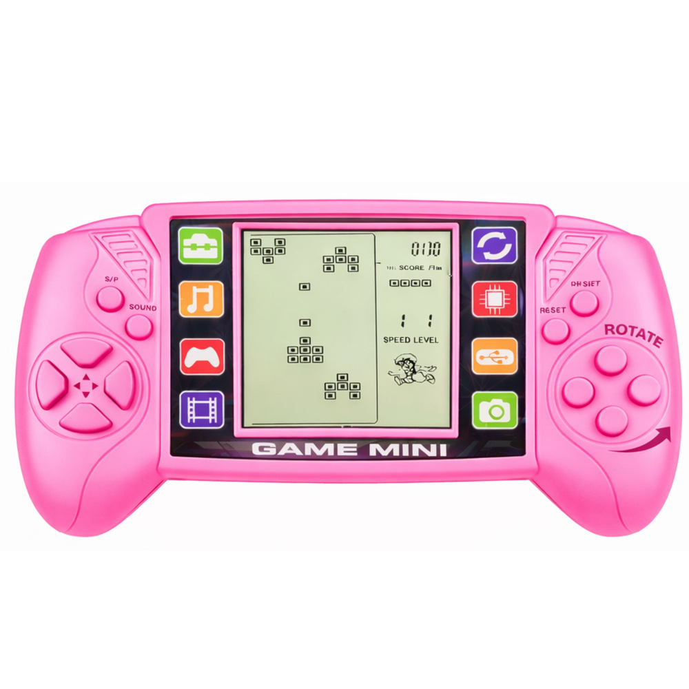 Tetris žaidimų konsolė Rožinė
