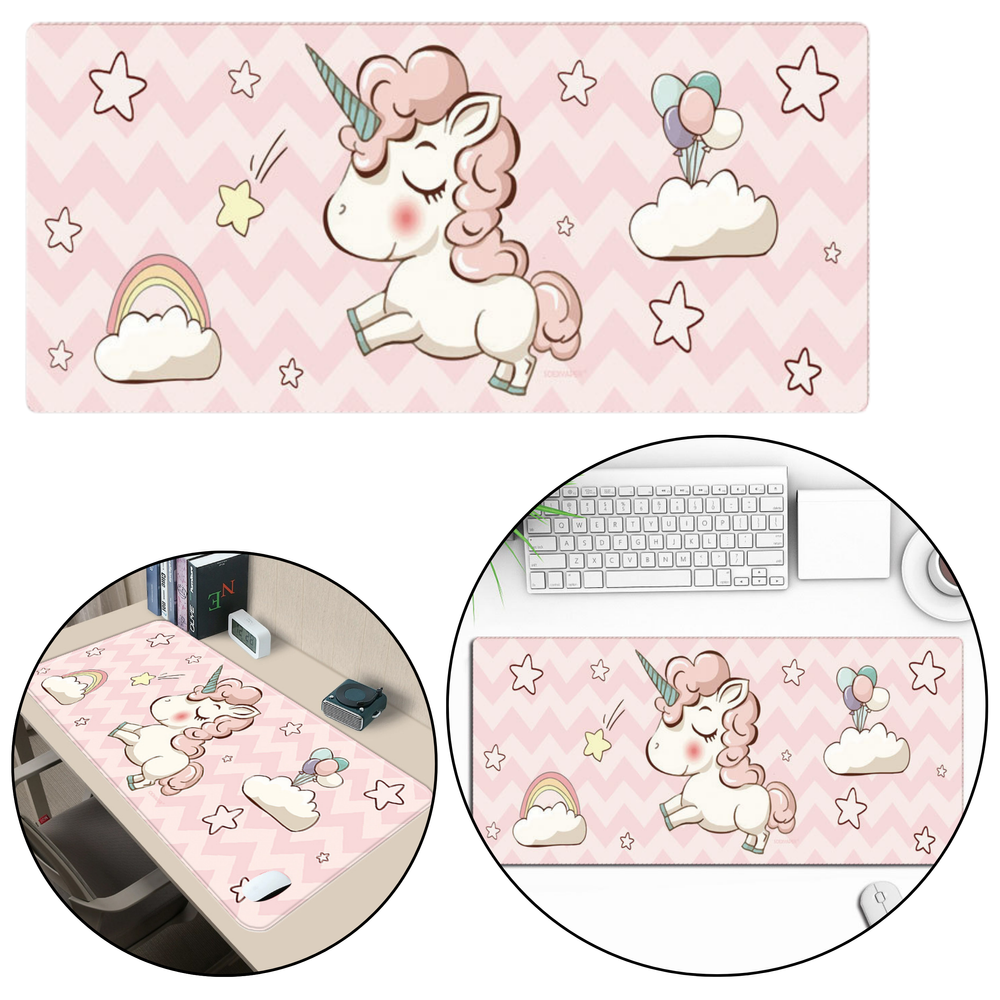 Guminis stalo padėklas su vienaragiu 80 x 30 cm
