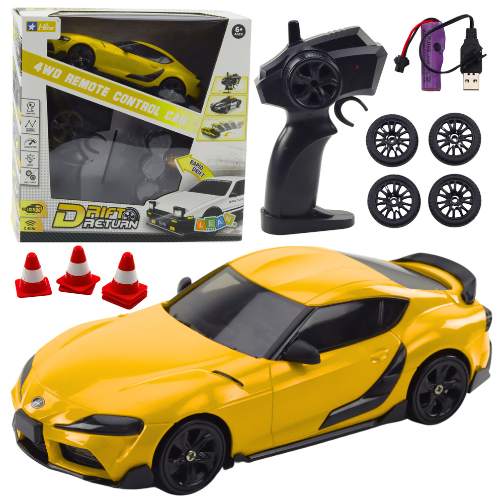 Nuotoliniu būdu valdomas 4wd driftinis automobilis