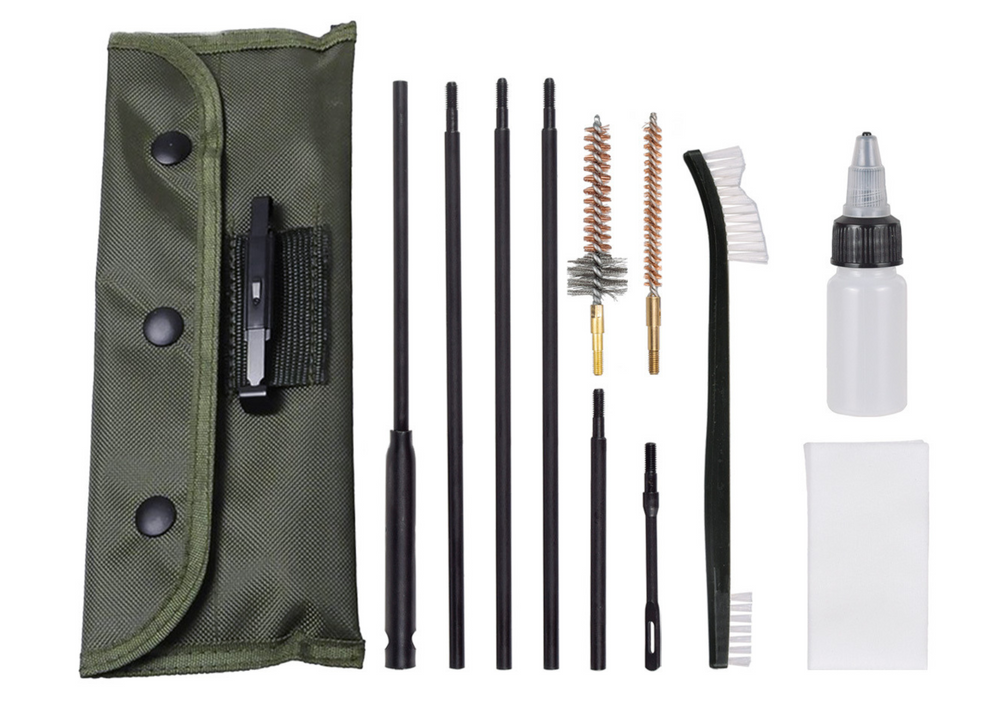 Ginklų valymo rinkinys su dėklu AR15 5.56 mm