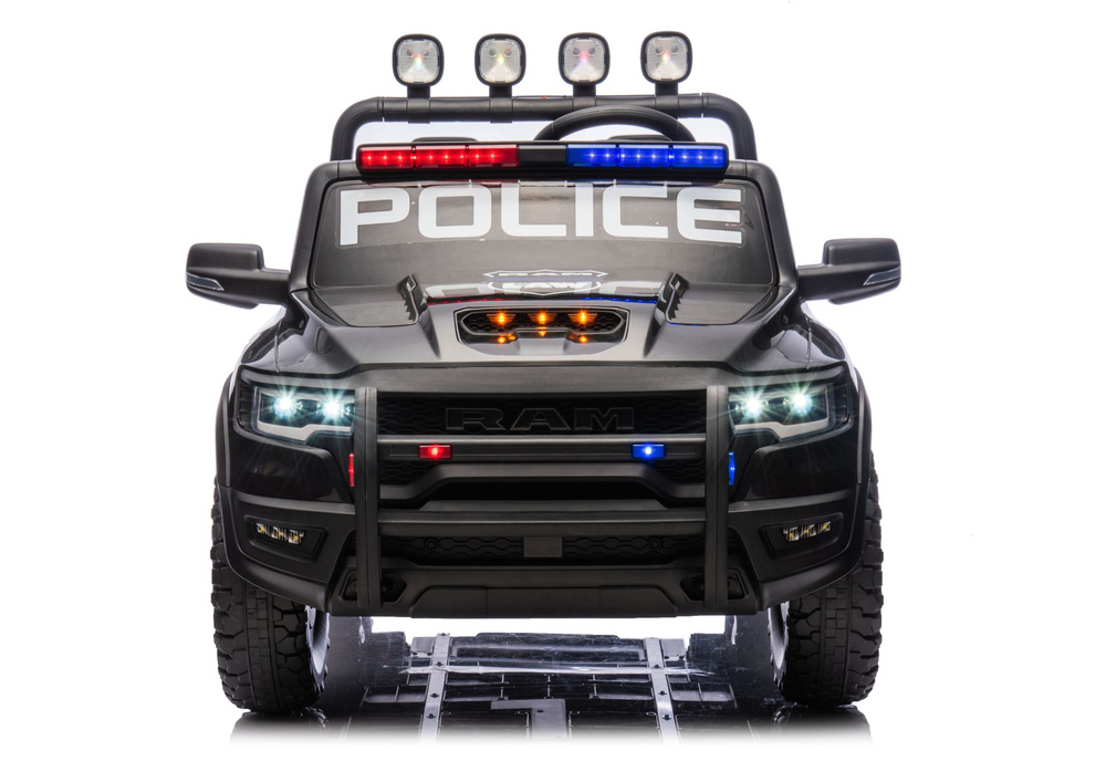 Policijos elektromobilis vaikams ram zb629-p, 136x80x71 cm 2