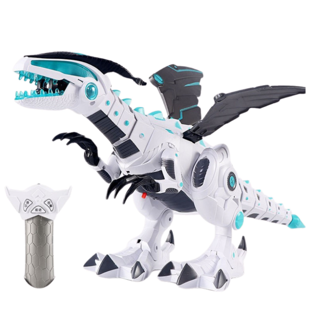 Nuotoliniu būdu valdomas dinozauras robotas 47x23x15 cm 1