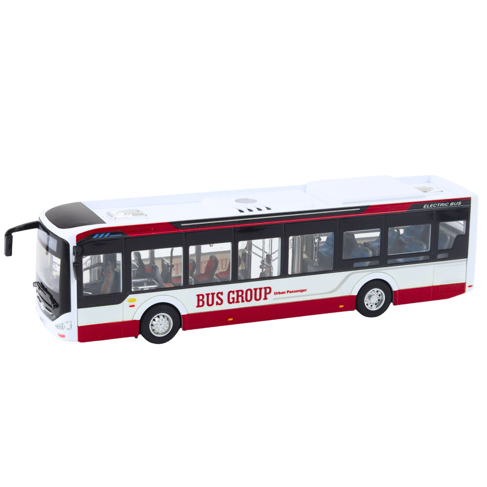 Metalinis miesto autobusas 1:42 su šviesomis ir garsu 1