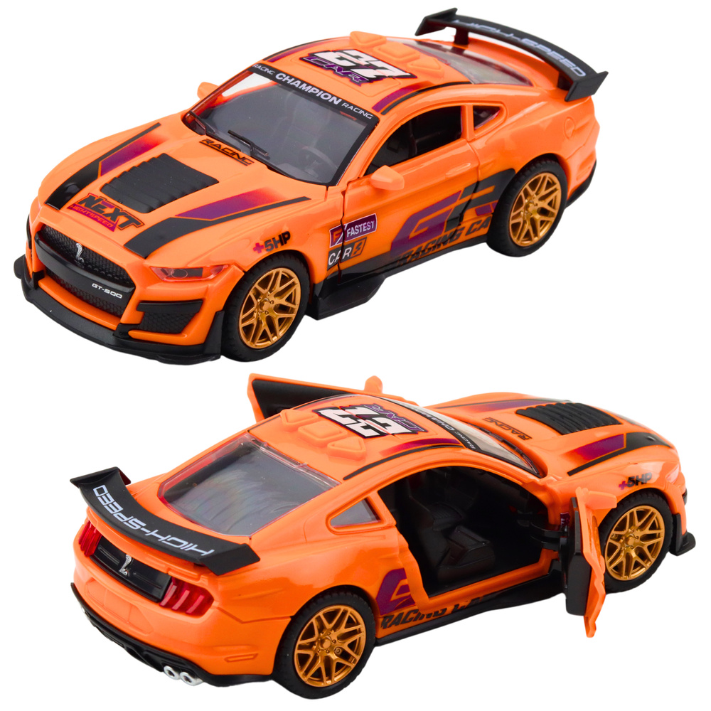 Automobilis gt 500 su šviesomis ir garsais