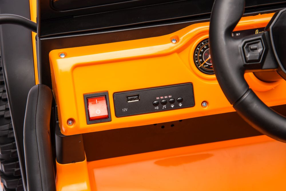 Akumuliatorinis automobilis ysa8813 oranžinis 24v