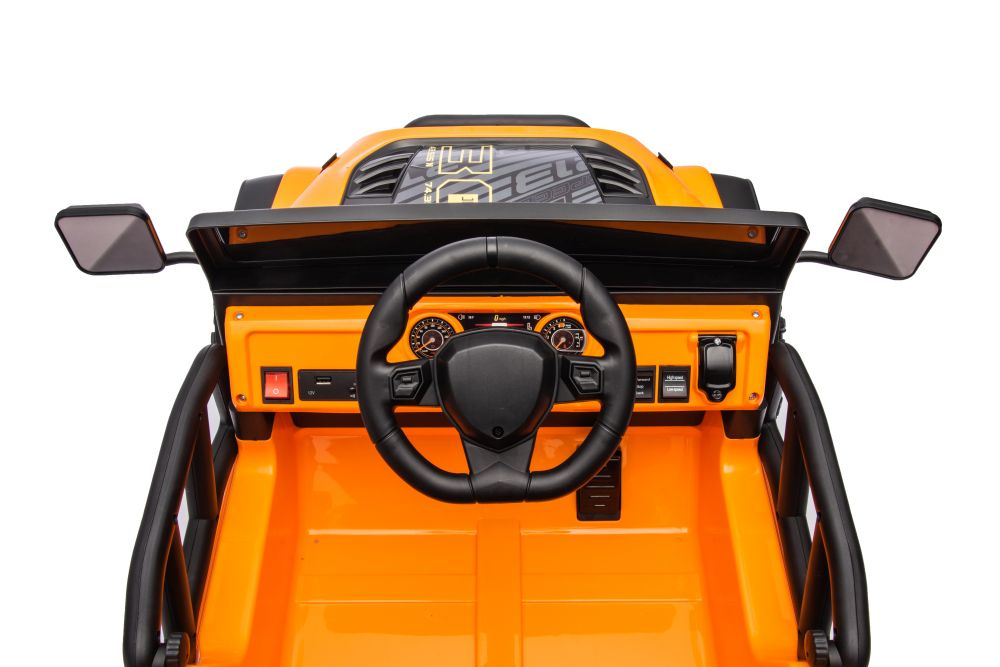 Akumuliatorinis automobilis ysa8813 oranžinis 24v