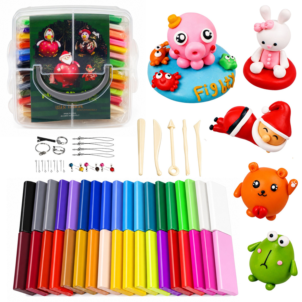 Plastilino rinkinys 24 spalvų 24 vnt.