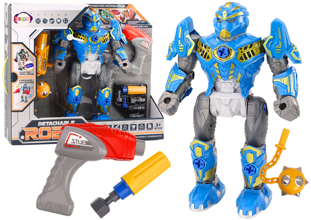 Roboto rinkinys mėlynas