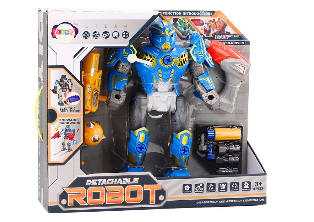 Roboto rinkinys mėlynas