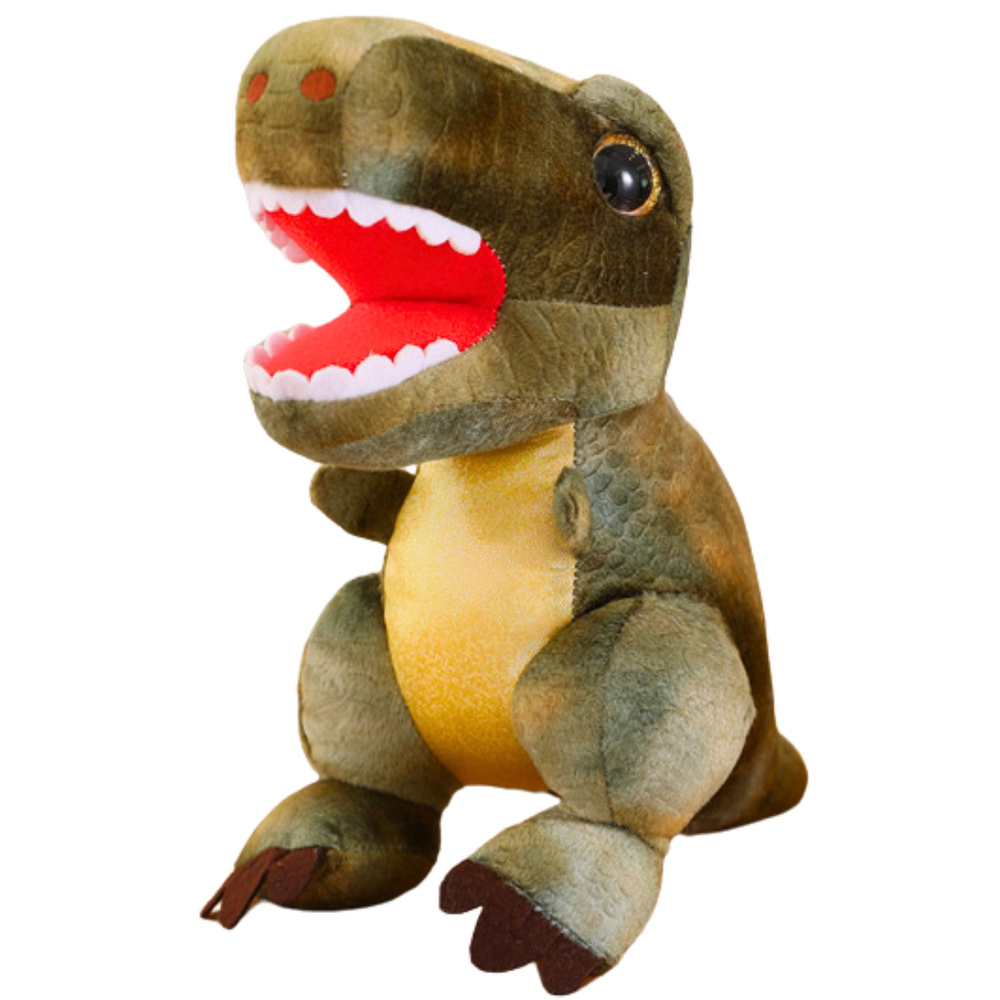 Plušinis dinozauras su tekstūruota oda, 32 cm