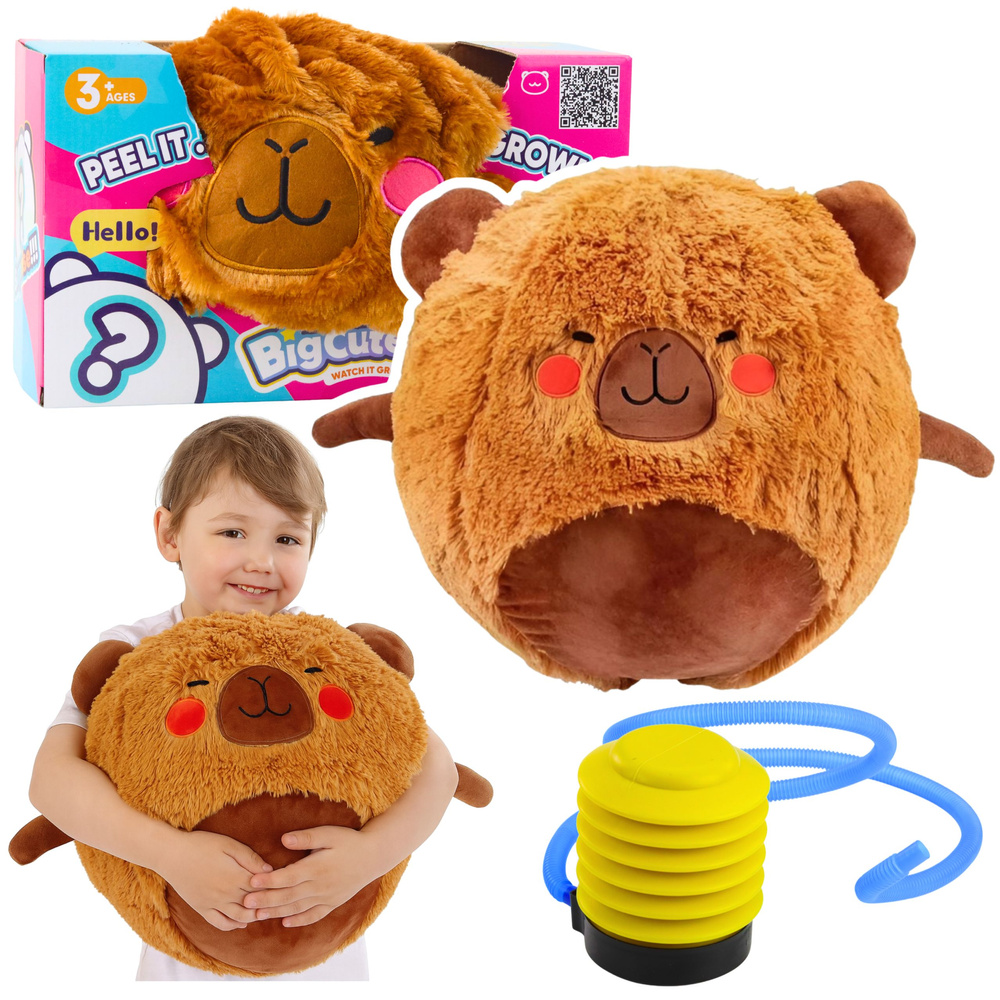 Kamuolys BigCutePet Auganti Kapibara 50 cm su Pompa