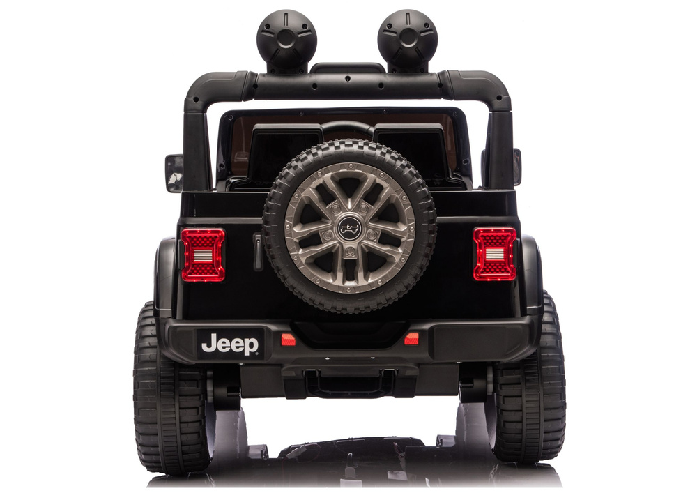 Akumulatora automašīna Jeep Rubicon 4x4 melna 3