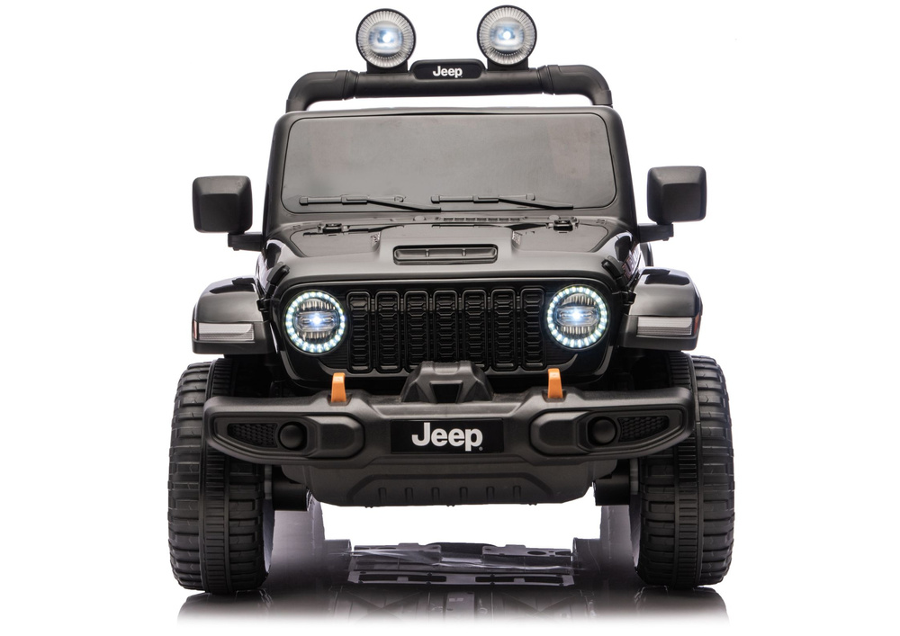 Akumulatora automašīna Jeep Rubicon 4x4 melna 2
