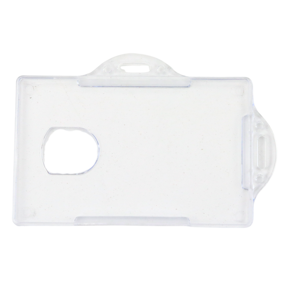 Plastikinis horizontalus id kortelių dėklas, 10x7 cm