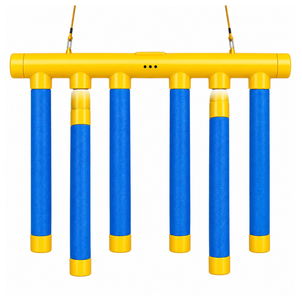 Vikrumo žaidimas „Falling Sticks“, geltonas ir mėlynas