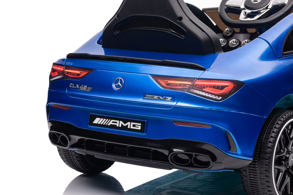 Akumuliatorinis automobilis mercedes cla 45s amg mėlynas 4x4