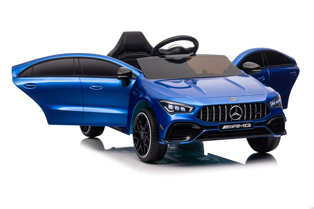 Akumuliatorinis automobilis mercedes cla 45s amg mėlynas 4x4