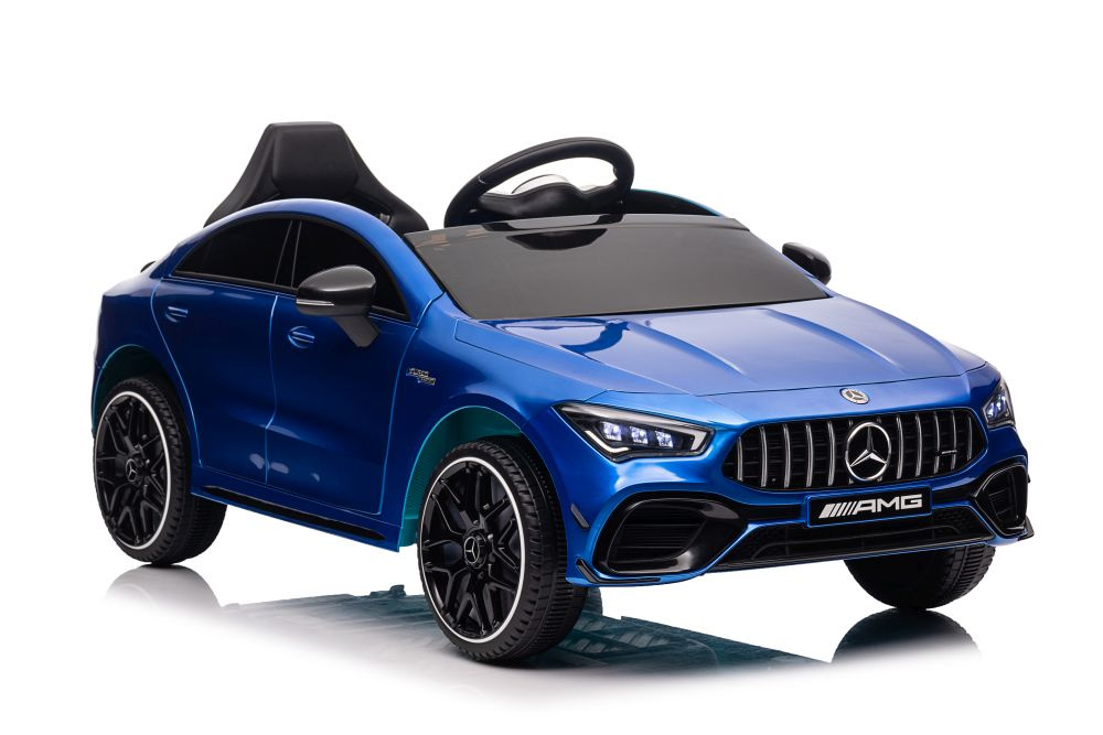 Akumuliatorinis automobilis mercedes cla 45s amg mėlynas 4x4