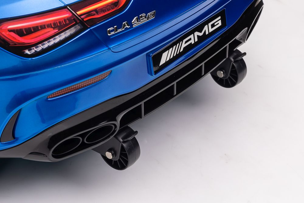 Akumuliatorinis automobilis mercedes cla 45s amg mėlynas 4x4