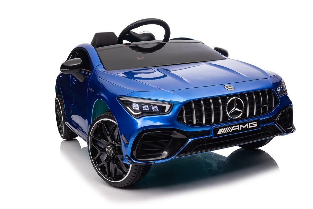 Akumuliatorinis automobilis mercedes cla 45s amg mėlynas 4x4