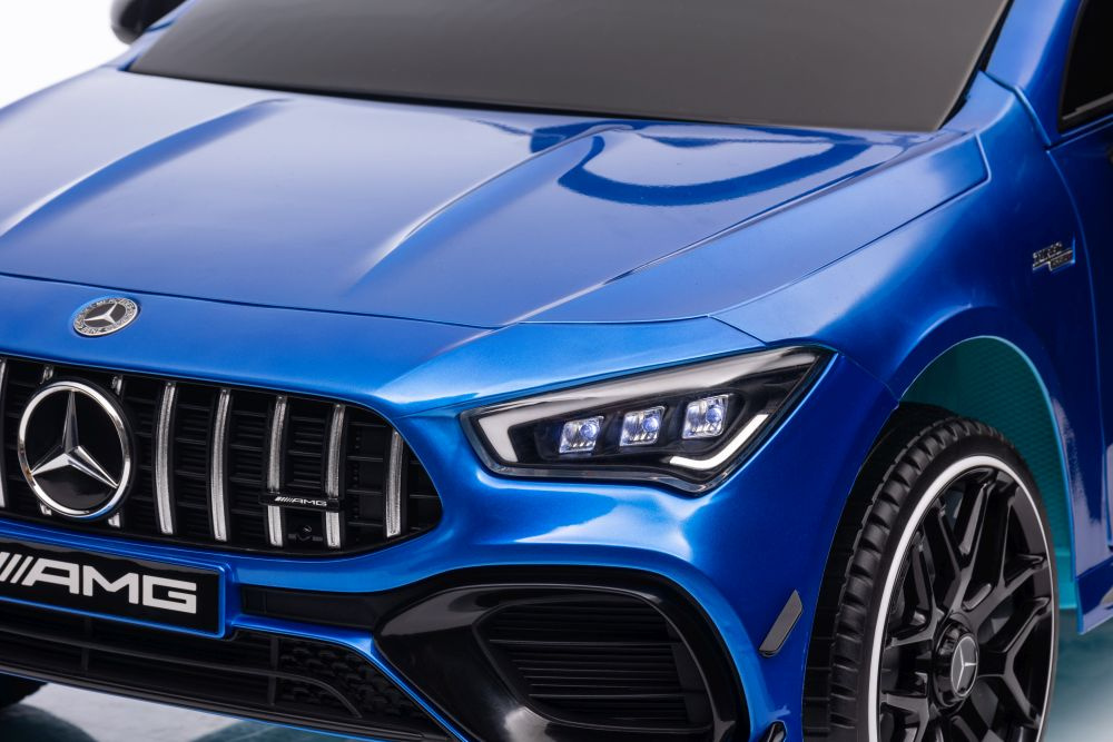 Akumuliatorinis automobilis mercedes cla 45s amg mėlynas 4x4