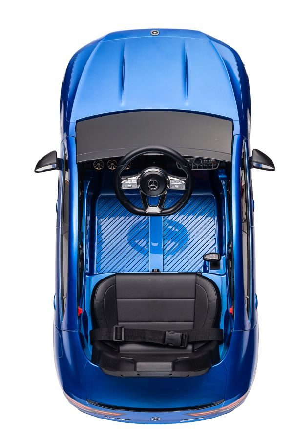 Akumuliatorinis automobilis mercedes cla 45s amg mėlynas 4x4