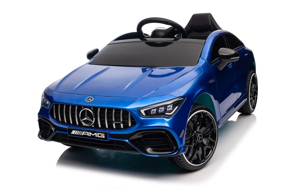 Akumuliatorinis automobilis mercedes cla 45s amg mėlynas 4x4