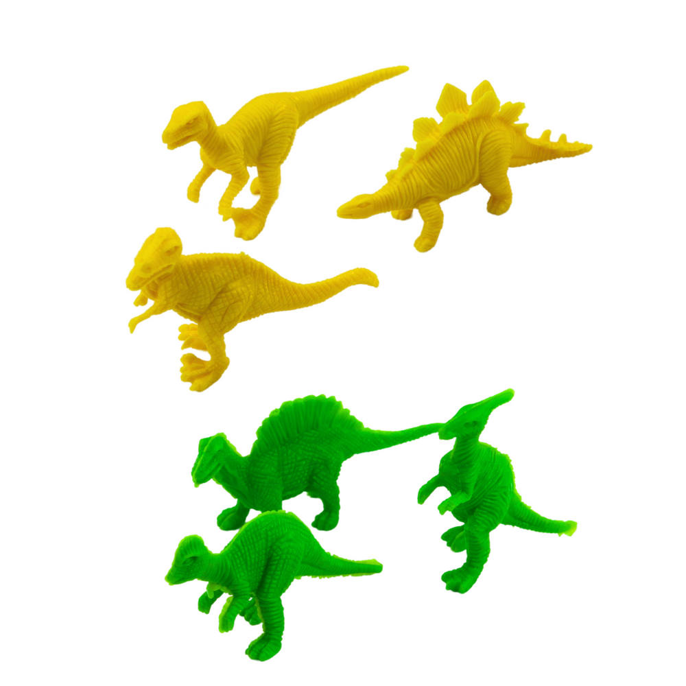 Žaislų rinkinys su garsais ir mažais dinozaurais