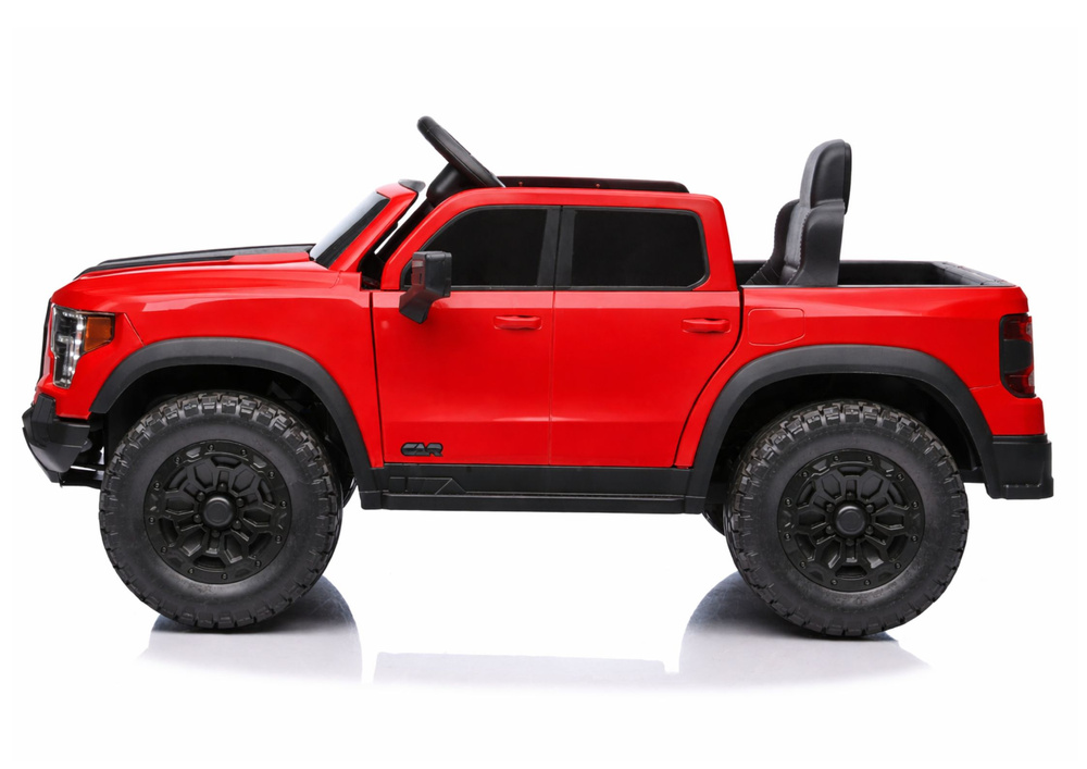 4x4 akumuliatorinis automobilis raudonas P4 12V7Ah 2