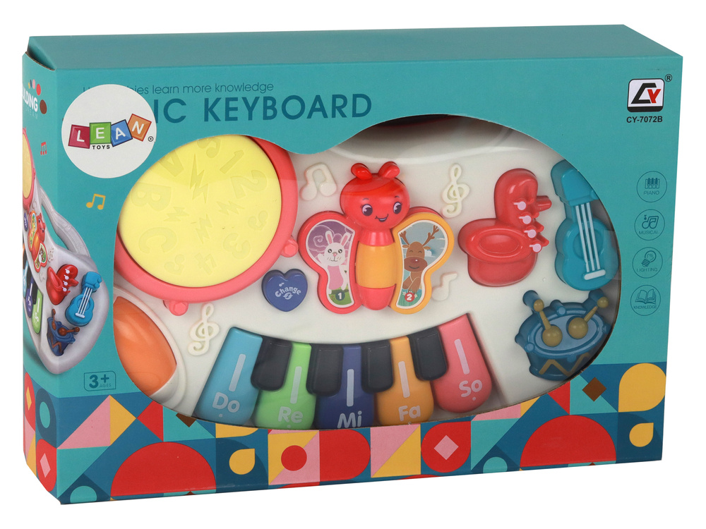 Muzikinis fortepijonas vaikams lean toys