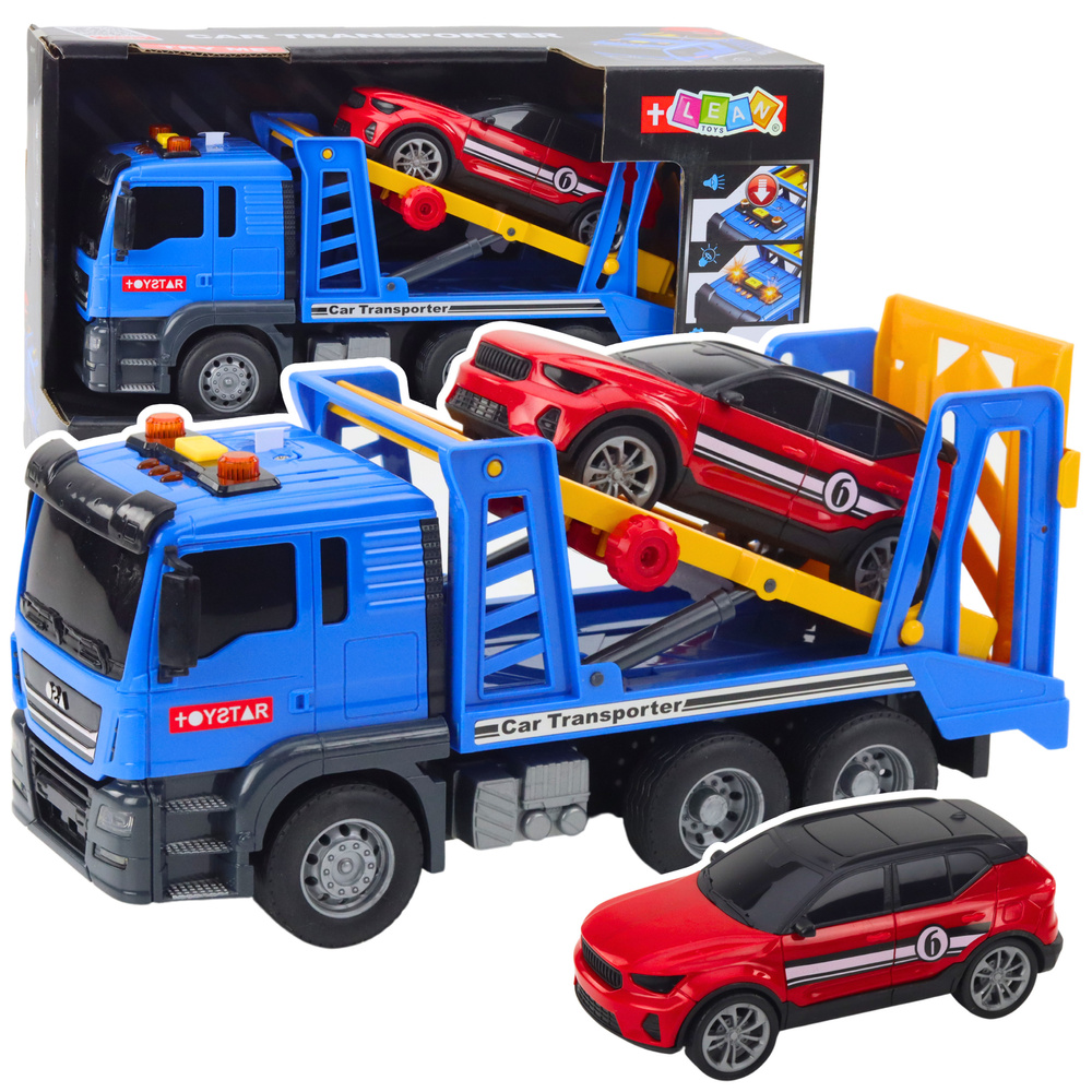 Žaislinis Automobilių Vilkikas Su Šviesomis Ir Garsais