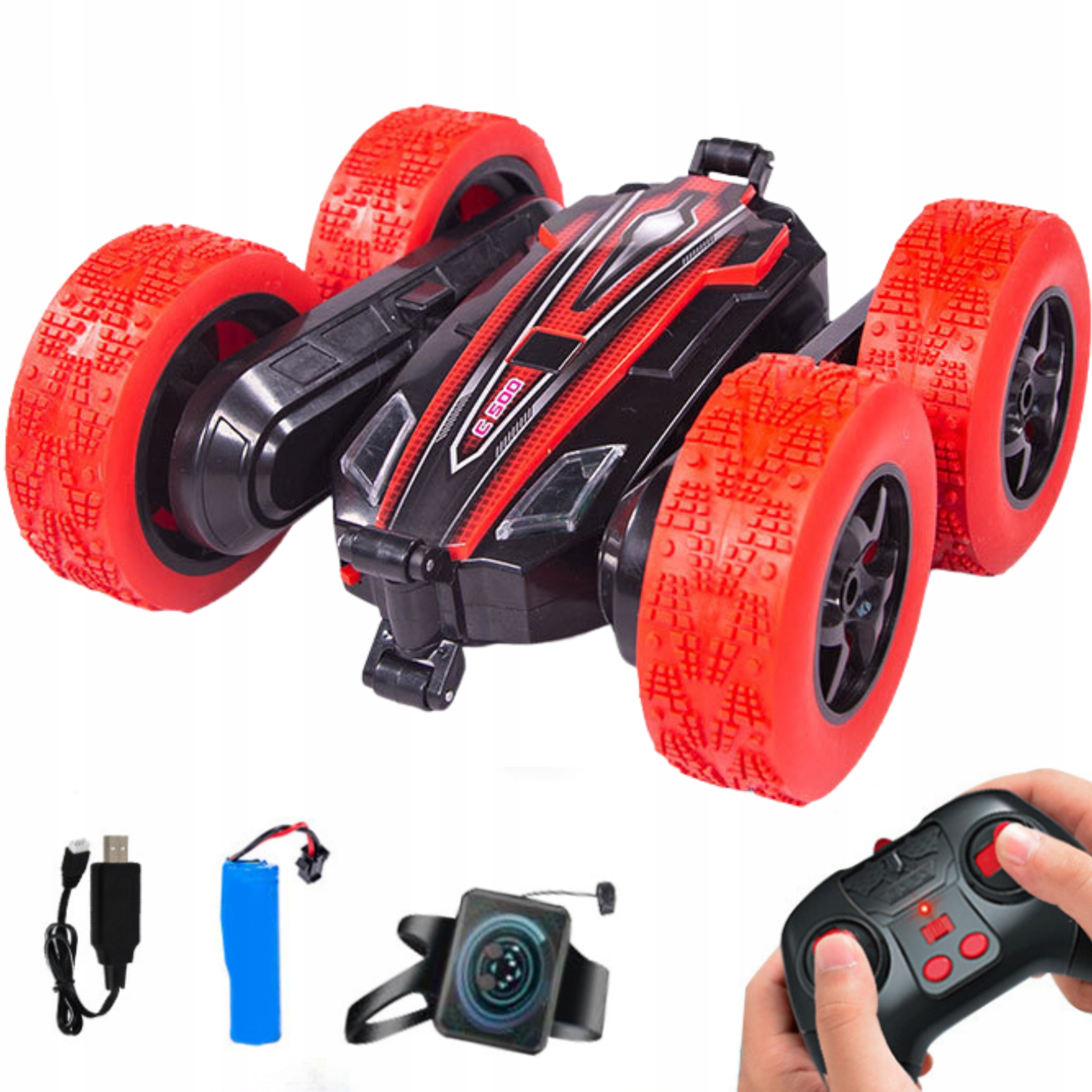 Automobilis twister su rankos gestų ir nuotoliniu valdymu