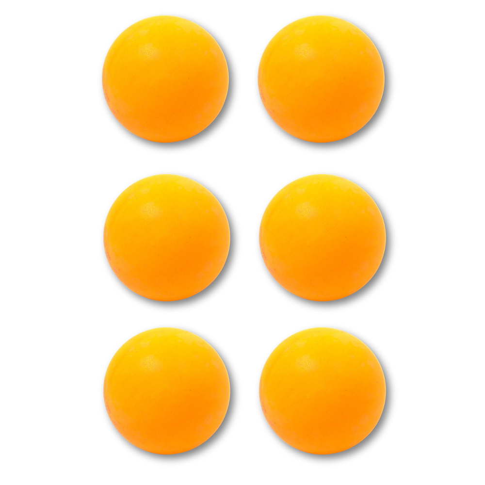 Stalo teniso kamuoliukai, 6 vnt., oranžiniai, 40 mm 1