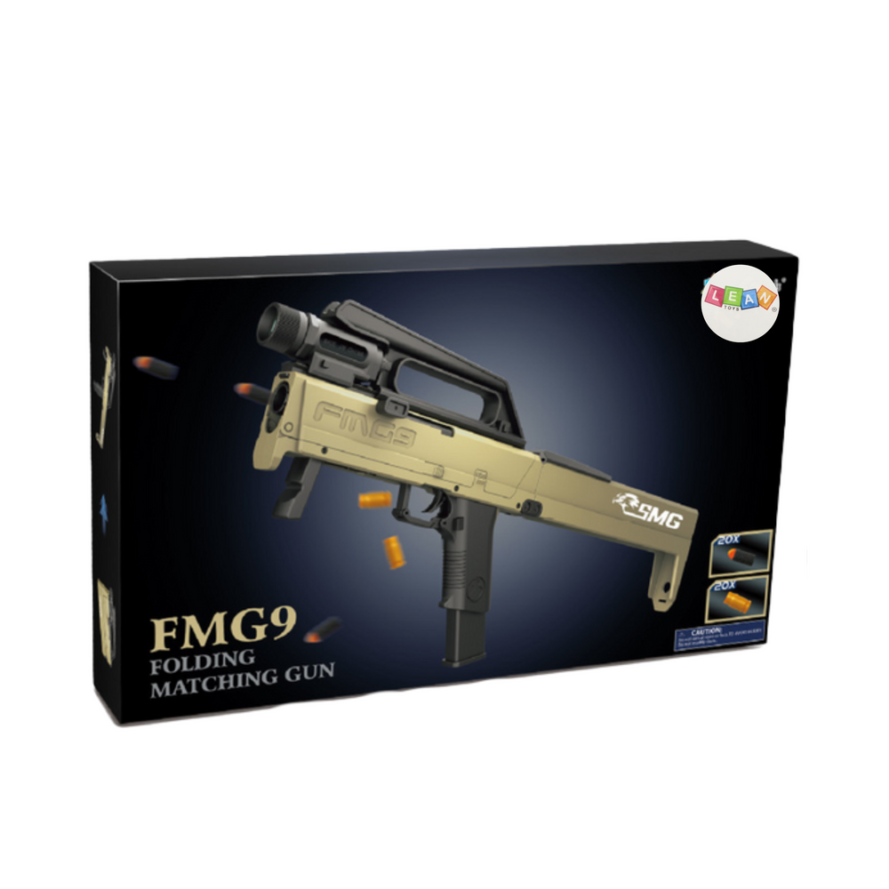 Folding rifle modernusis fmg9 šautuvas su putplasčio strėlytėmis
