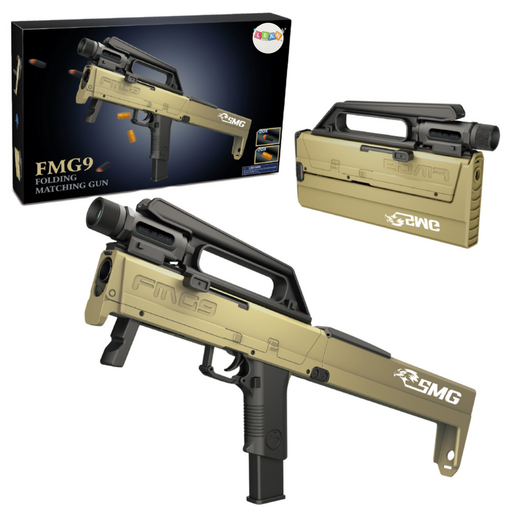Folding rifle modernusis fmg9 šautuvas su putplasčio strėlytėmis