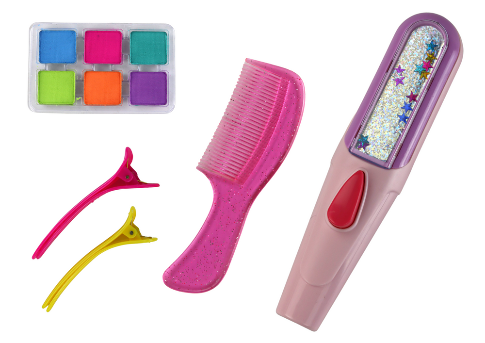 Plaukų priežiūros rinkinys vaikams leantoys hair painting set beauty set accessories, 1 vnt.