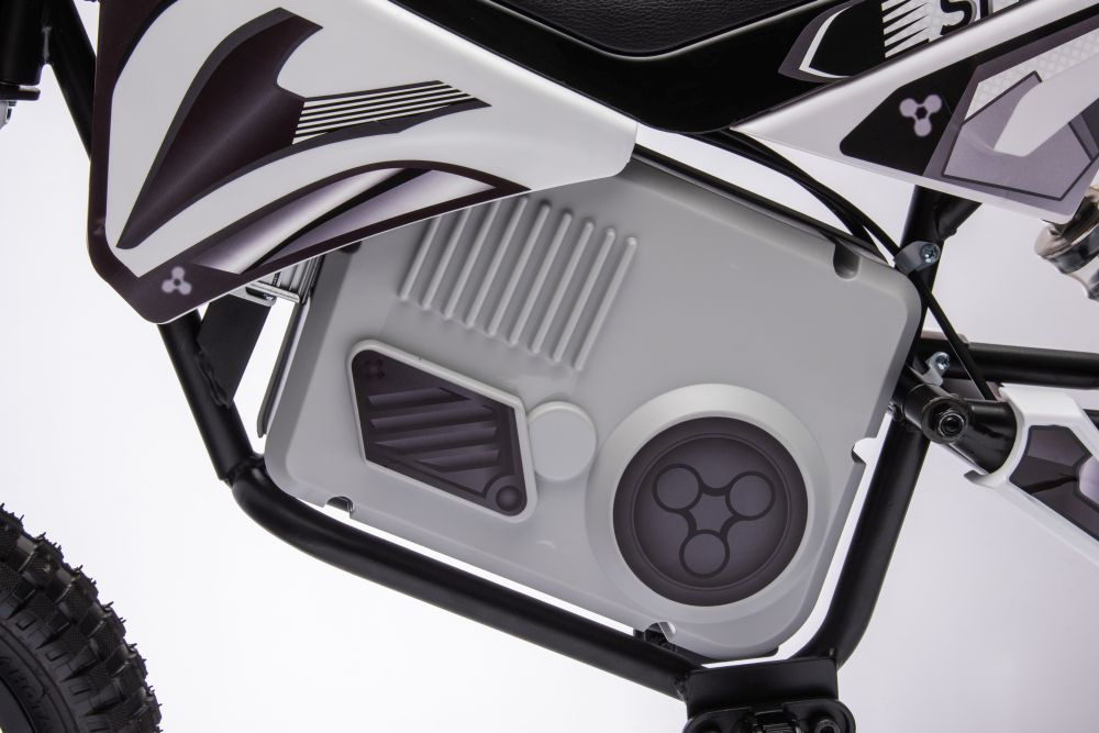 Akumuliatorinis kroso motociklas a9901 baltas