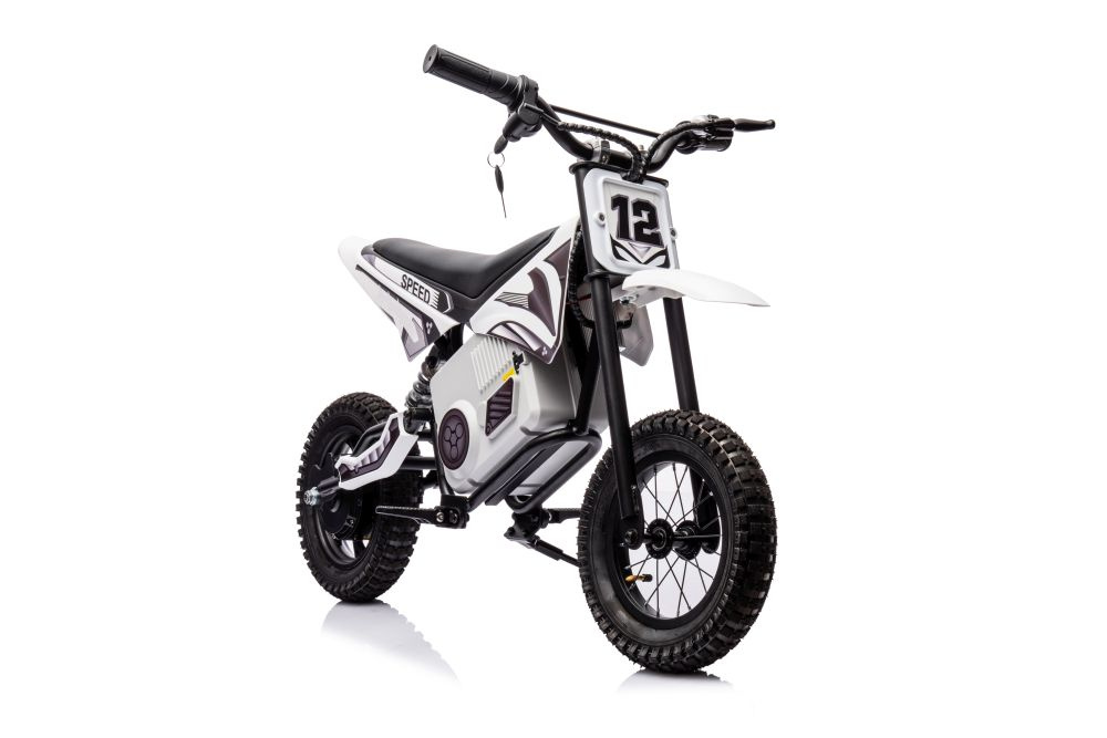 Akumuliatorinis kroso motociklas a9901 baltas