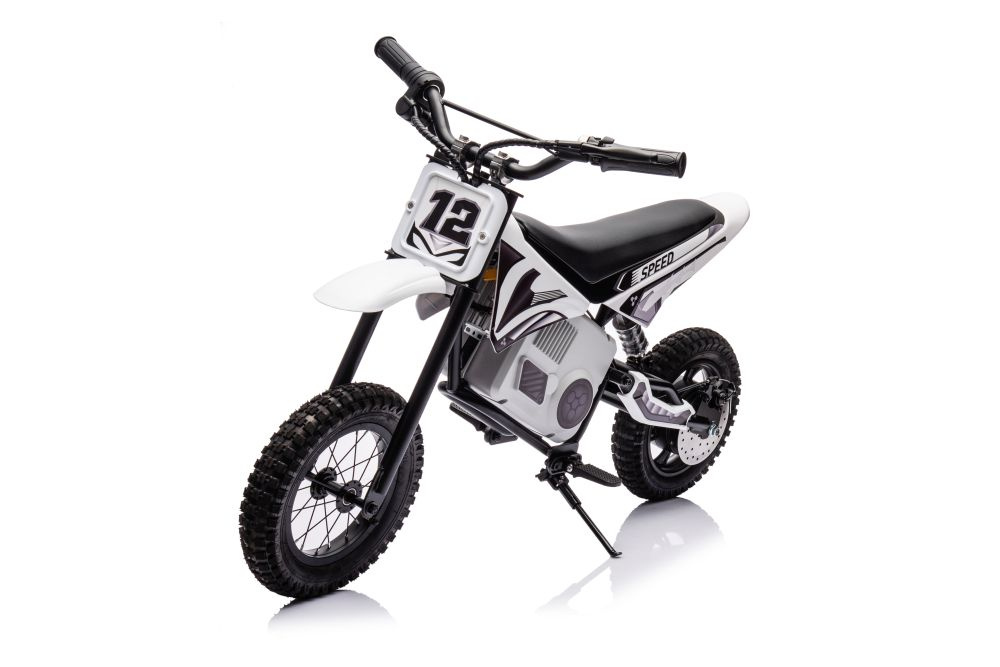 Akumuliatorinis kroso motociklas a9901 baltas